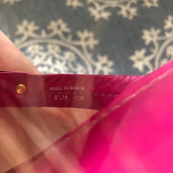 Fuchsia patent Tory Burch Miller sandal size 8.5 - Picture 7 of 7